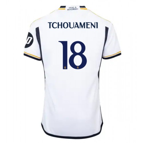 Real Madrid Aurelien Tchouameni #18 Domaci Dres 2023-24 Kratak Rukav